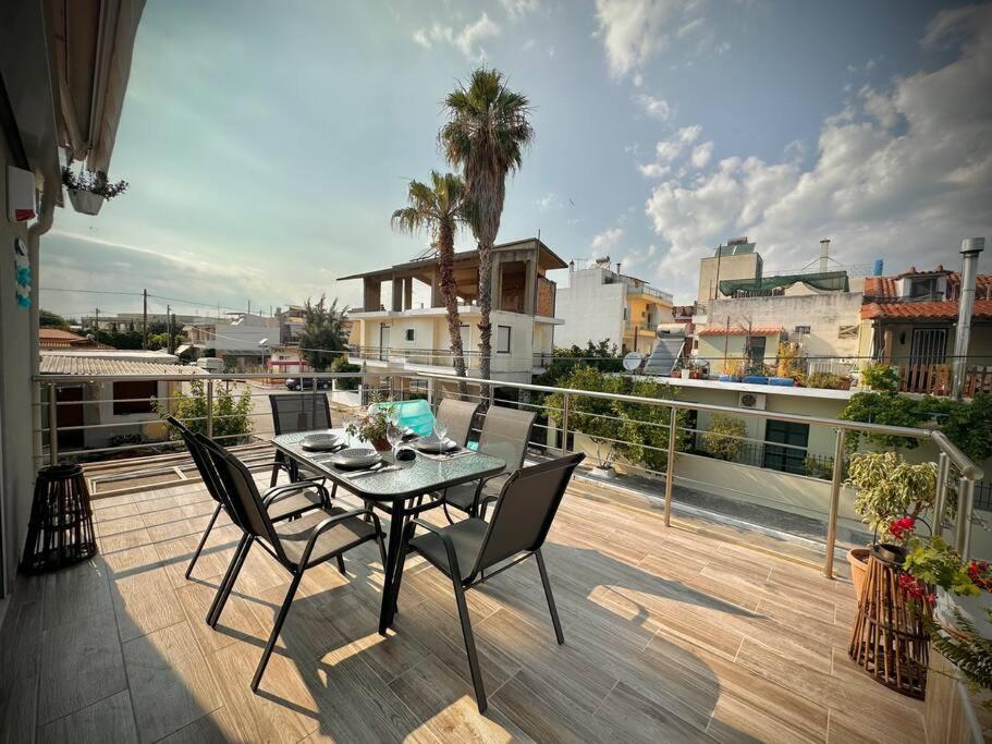 Red Harmony By The Sea Pool And Balcony Apartamento Calamata Exterior foto